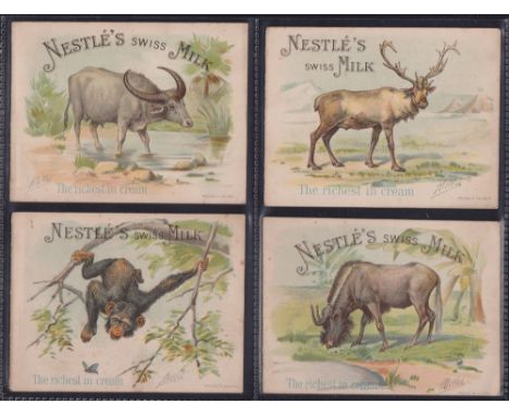 Trade issue, Nestle, Animal Booklets, seven different 8 page vintage booklets, Apes & Monkeys, The Antelope, The Buffalo, The