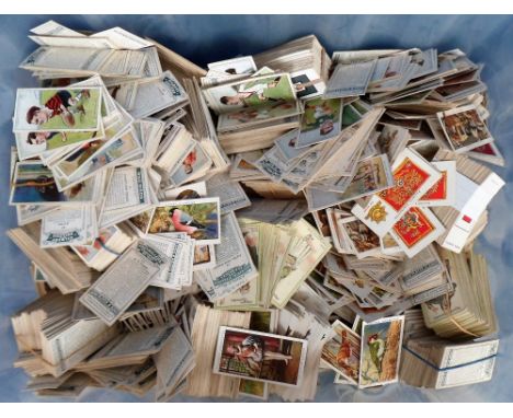 Cigarette cards, a vast accumulation of loose cards, sets, part sets & odds, all Player's & Wills issues, many different seri