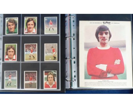Trade cards, Manchester Utd, a large collection of Manchester Utd related cards in 3 modern albums with slip cases, various i
