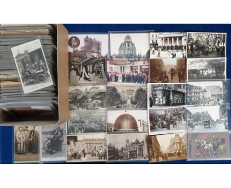 Postcards, London, a mainly central and City of London mix of over 400 cards, with RPs of interior views of Gorringe's store 