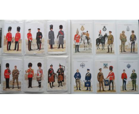 Postcards, Military, a selection of 38 cards published by Gale & Polden, inc. 3 sets of 6 cards from the alphabet series A107