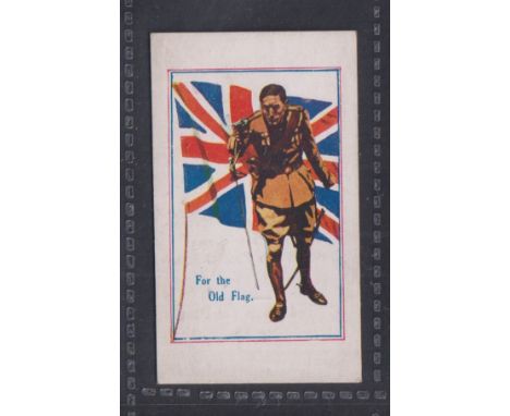 Trade card, Exors. Of A H Clark, Army Pictures, Cartoons etc type card, 'For the Old Flag' (gd)
