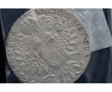 Silver Austria Theresiad g coin 