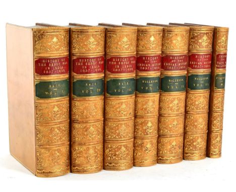 Kaye, Sir John William F.R.S.  The History of the Sepoy War in India, 1857-1858. W.H. Allen & Co., 1880. (3 vols). and Malles