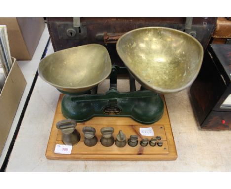 Set of Scales & Brass Weights