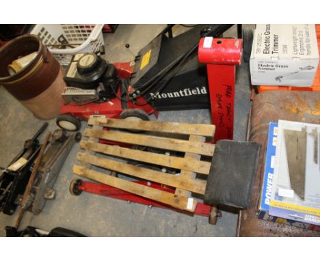 Engine Stand (Ford) & Mechanics Trolley