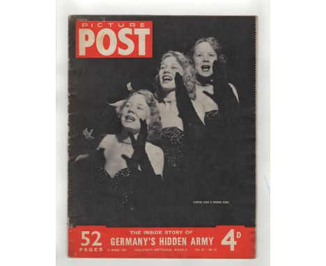 Picture Post 1951(March/edition) -good-some wear on spine