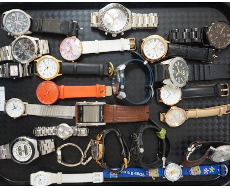 SELECTION OF LADIES AND GENTLEMEN'S WRISTWATCHESincluding Fossil, Sekonda, Daniel Wellington, Tissot, Hugo Boss, Lorus, Citiz