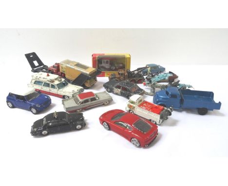 LARGE SELECTION OF DIE CAST VEHICLESwith examples from Matchbox, Corgi, Dinky, Marshall, Lone Star and Meccano 