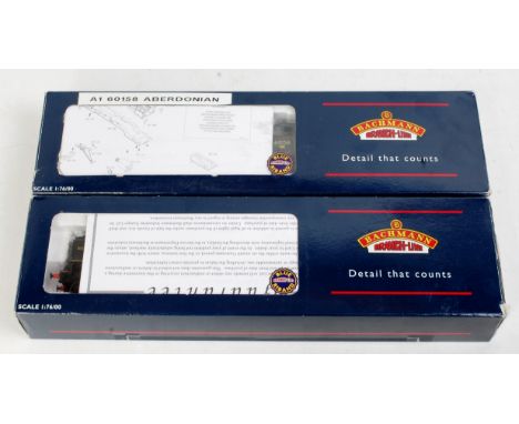 Bachmann Class A1 Boxed Locomotive Group, 2 examples, to include 32-551 Class A1 60158 "Aberdonian" BR Green (NM-BVG), and a 