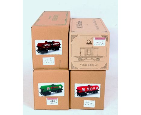 3x Darstaed bogie tankers including Castrol, Mobil, and United Molasses with an Ace brake van (M-BM)