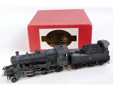 Bachmann Brass Works by Sancheng China BR weathered black Ivatt class 2-6-0 No. 46467 finescale 2 rail (VG-E-BVG) with tender