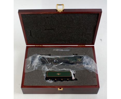 A Bachmann BR green 'Tornado' engine and tender in presentation case with certificate 1 of 1000 A1 Steam Trust issue (M-BM)