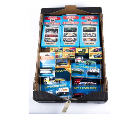 9 Matchbox Superfast etc. No12 Big Bull. No15 Fork Lift Truck (Lancing Bagnall). No25 Mod Tractor. No32 Leyland Petrol Tanker