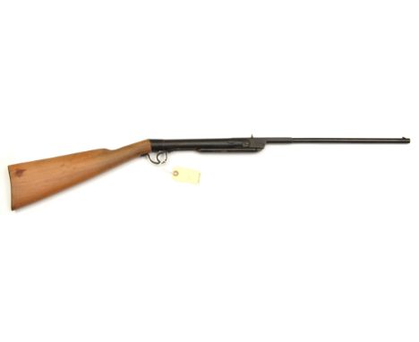 A .177” “Lightweight” Millita break action air rifle, number 119747, 39” overall, smooth bore half octagonal barrel 17¾” stam