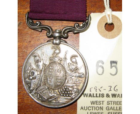 Army LS & GC Vic issue, swivelling suspender, engraved naming (21953 Cy S Maj: T.G. Perkins, RA). VF                         