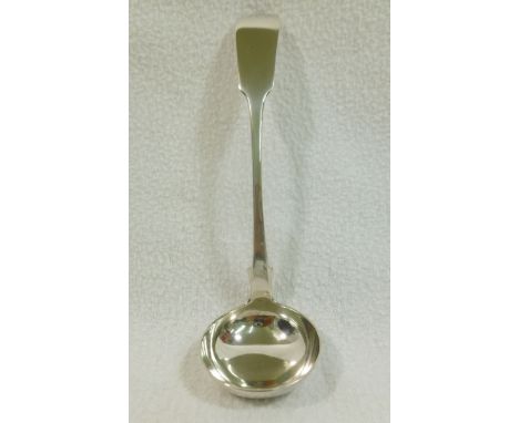 An early Victorian Scottish silver fiddle pattern toddy ladle, Glasgow 1844, 16.6cm long, 1.05ozt, 32.6g CONDITION REPORT: If