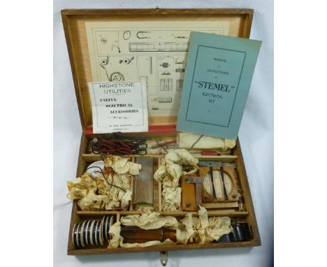 A Stemel Electrical Set, 'Educational-Constructional', housed in original box with manual of instructions CONDITION REPORT: I