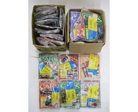 A large collection of Corgi: A Century of Cars magazines, all sealed in their original packaging Condition Report:Available u
