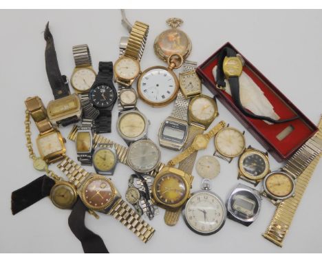 A bag of vintage and retro watches to include Ruhla, Avia, Sekonda, Anker etc Condition Report:No condition report available.