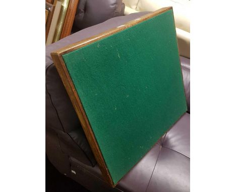 GREEN BAIZE CARD TABLE