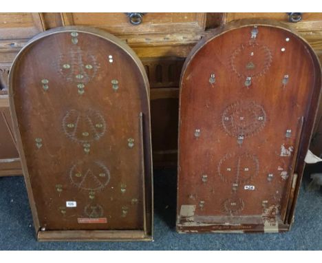 PAIR OF BAGATELLE TABLES
