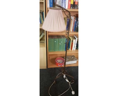 METAL STANDARD LAMP &amp; SHADE