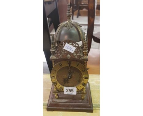 BRASS MANTLE CLOCK