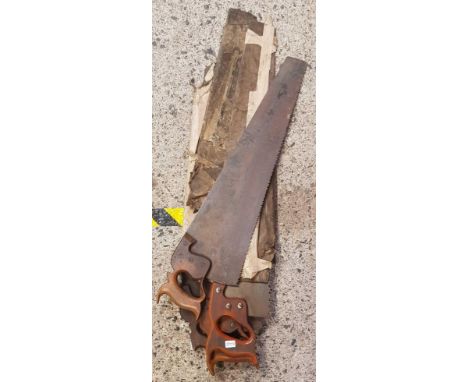4 VINTAGE PANEL SAWS