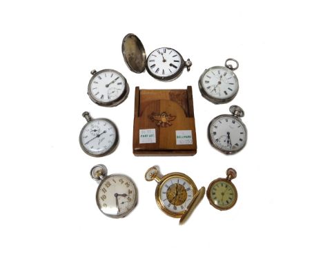 A gentleman's silver cased, hunting cased pocket watch, the gilt fusee movement with a verge escapement, detailed to the back