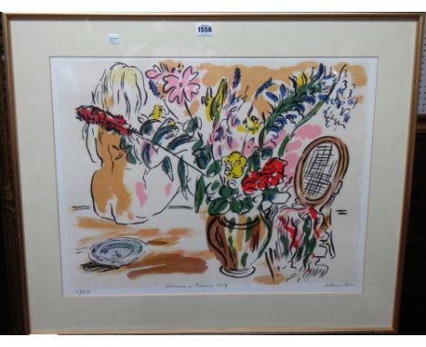 Edward Piper (1938-1990), Afternoon in Tuscany 1989, colour lithograph, signed, inscribed and numbered 123/75, 47cm x 61cm. D
