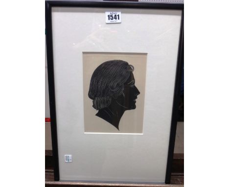 Eric Gill (1882-1940), Portrait of Mrs H.D.C. Pepler, 1922, from Engravings of Eric Gill 1929, edition of 480, no.208, wood e