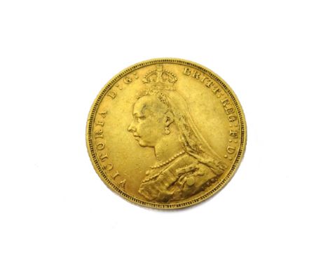 A Victoria Jubilee head sovereign 1893 M.