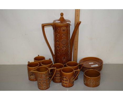 Quantity of Portmeirion Totem coffee wares