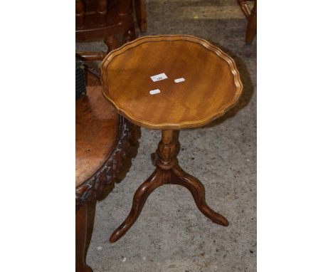 Reproduction tripod based wine table
