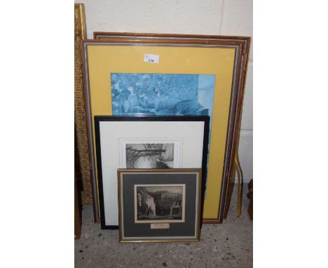 Group of various coloured prints