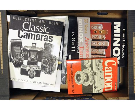 Various Collection Literature: small quantity of literature including Canon Rangefinder Cameras 1933-68, Minox and more (a lo
