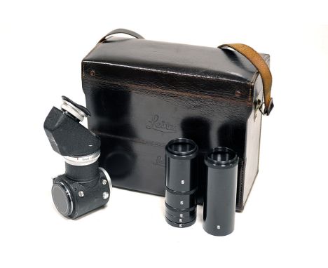 A Leitz Visoflex Reflex Housing, together with a complete set of Reid & Sigrist extension tubes, in Leica case (a lot)