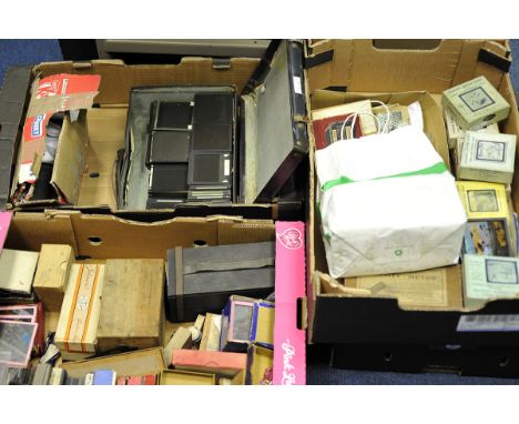 Various Lantern Slides: 3 boxes of sets and individual slides (a lot)
