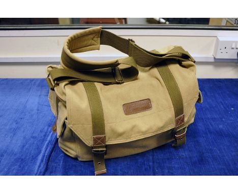A Tan Camera Bag, good condition