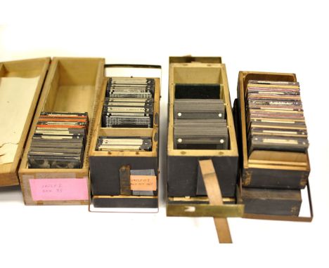 Various Lantern Slides: European views, amateur English architecture slides and others (a lot)