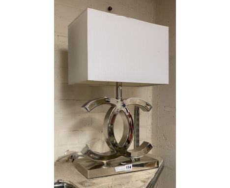 CHANEL STYLE LAMP &amp; SHADE 58CM (H) APPROX