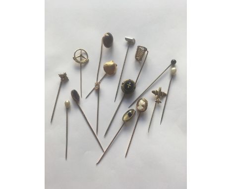 15  assorted stick pins