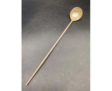 A modernist long handled ladle, London 1957? By GH, 47g