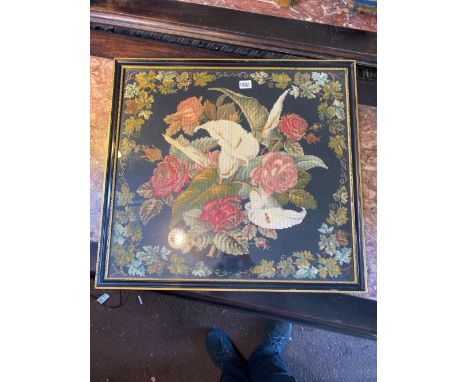A Tapestry picture with Lilies, 21" x 23"