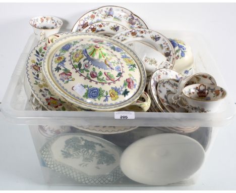 A Mason's 'Regency' part dinner service, a Royal Worcester  part tea service and a Meakin dinner service