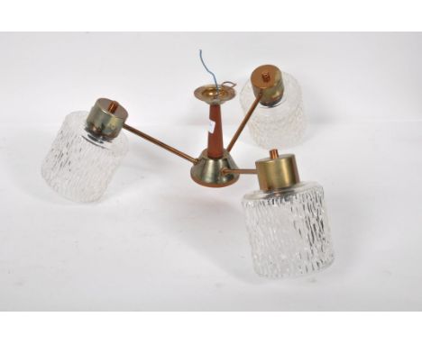 A retro ceiling light