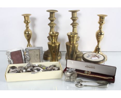 A collector's spoon and other metalware
