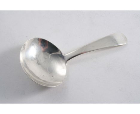A GEORGE III CADDY SPOON by George Turner, Exeter 1816;  3.4"  (8.5 cms) long;  0.25 oz