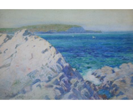•JOHN McDOUGAL (1851-1945) CEMAES BAY, NORTH WALES Signed and dated 1900, watercolour 16.5 x 24cm.; with three further works 
